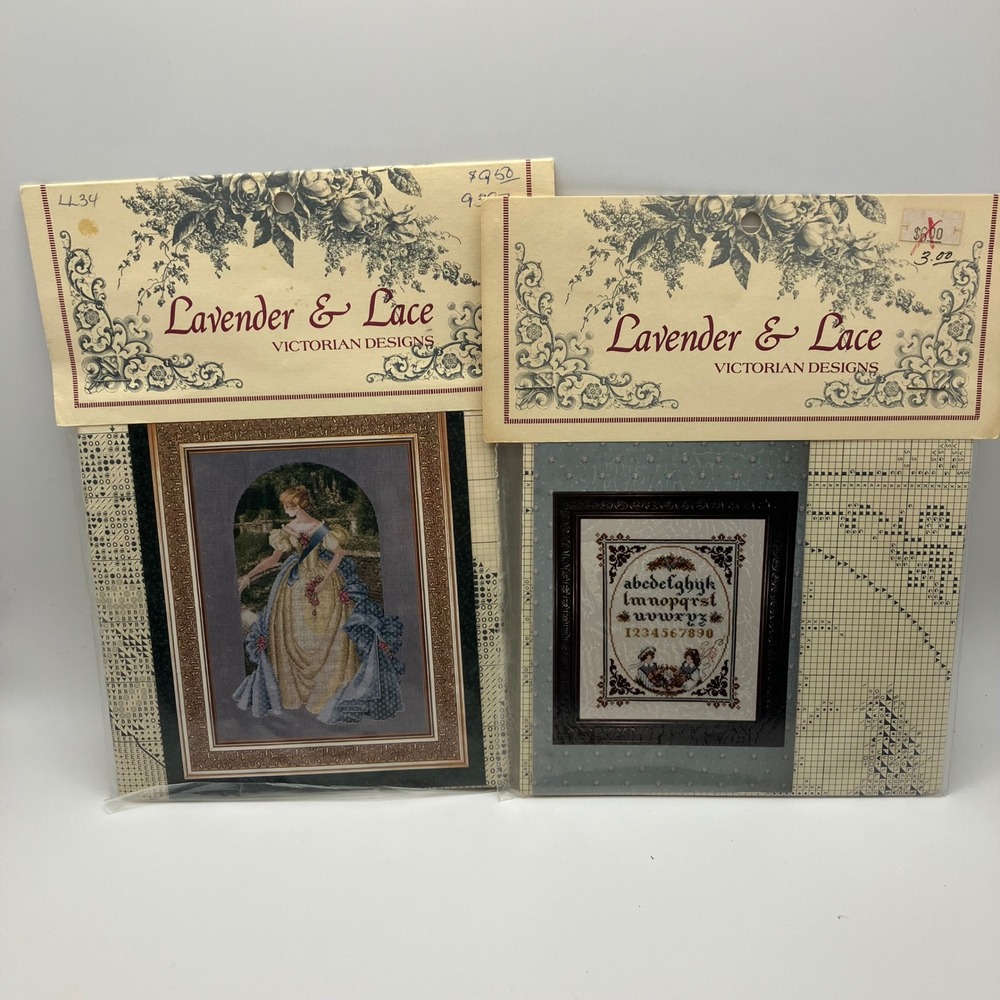 Lavender & Lace Victorian Designs Cross Stitch Patterns Queen‎ Anne Serendipity